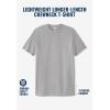 imageKingSize Mens Big ampamp Tall ShrinkLess Lightweight LongerLength Crewneck TShirtBrick