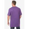 imageKingSize Mens Big ampamp Tall ShrinkLess Lightweight LongerLength Crewneck TShirtBrick