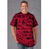 imageKingSize Mens Big ampamp Tall ShrinkLess Lightweight LongerLength Crewneck TShirtRed Marl