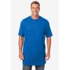 imageKingSize Mens Big ampamp Tall ShrinkLess Lightweight LongerLength Crewneck TShirtRoyal Blue