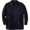 imageKingSize Mens Big ampamp Tall Flex Denim Multi Pocket Chore JacketDark Wash