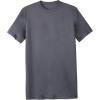 imageKingSize Mens Big ampamp Tall No Sweat LongerLength Short Sleeve Crewneck TeeCharcoal