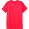 imageKingSize Mens Big ampamp Tall No Sweat LongerLength Short Sleeve Crewneck TeeElectric Pink