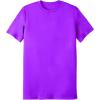 imageKingSize Mens Big ampamp Tall No Sweat LongerLength Short Sleeve Crewneck TeeElectric Purple