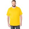 imageKingSize Mens Big ampamp Tall ShrinkLess Lightweight Crewneck TShirtCyber Yellow