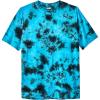 imageKingSize Mens Big ampamp Tall ShrinkLess Lightweight Crewneck TShirtElectric Turquoise Marble