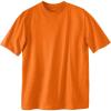 imageKingSize Mens Big ampamp Tall ShrinkLess Lightweight Crewneck TShirtHeather Orange