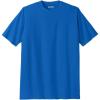 imageKingSize Mens Big ampamp Tall ShrinkLess Lightweight Crewneck TShirtRoyal Blue