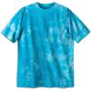 imageKingSize Mens Big ampamp Tall ShrinkLess Lightweight Crewneck TShirtRoyal Blue Marble