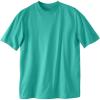 imageKingSize Mens Big ampamp Tall ShrinkLess Lightweight Crewneck TShirtTidal Green