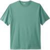 imageKingSize Mens Big ampamp Tall ShrinkLess Lightweight Crewneck TShirtVintage Green