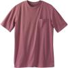 imageKingSize Mens Big ampamp Tall ShrinkLess Lightweight LongerLength Crewneck Pocket TShirtAsh Pink