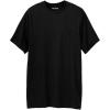 imageKingSize Mens Big ampamp Tall ShrinkLess Lightweight LongerLength Crewneck Pocket TShirtBlack