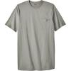 imageKingSize Mens Big ampamp Tall ShrinkLess Lightweight LongerLength Crewneck Pocket TShirtMisty Grey