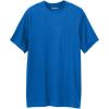 imageKingSize Mens Big ampamp Tall ShrinkLess Lightweight LongerLength Crewneck Pocket TShirtRoyal Blue