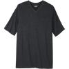 imageKingSize Mens Big ampamp Tall ShrinkLess Lightweight LongerLength VNeck TShirtHeather Charcoal