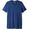 imageKingSize Mens Big ampamp Tall ShrinkLess Lightweight LongerLength VNeck TShirtHeather Navy