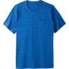 imageKingSize Mens Big ampamp Tall ShrinkLess Lightweight LongerLength VNeck TShirtRoyal Blue Heather