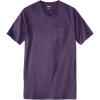 imageKingSize Mens Big ampamp Tall ShrinkLess Lightweight LongerLength VNeck TShirtVintage Purple