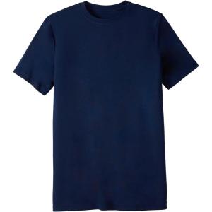 imageKingSize Mens Big ampamp Tall No Sweat LongerLength Short Sleeve Crewneck TeeNavy