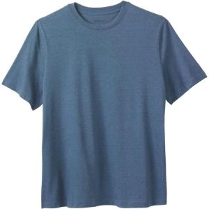 imageKingSize Mens Big ampamp Tall ShrinkLess Lightweight Crewneck TShirtHeather Slate Blue