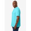 imageKingSize Mens Big ampamp Tall No Sweat Crewneck TeeIce Blue