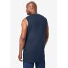 imageKingSize Mens Big ampamp Tall ShrinkLess LongerLength Lightweight Muscle Pocket TeeHeather Slate Blue