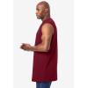 imageKingSize Mens Big ampamp Tall ShrinkLess LongerLength Lightweight Muscle Pocket TeeRich Burgundy