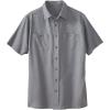 imageKingSize Mens Big ampamp Tall ShortSleeve Linen ShirtGunmetal