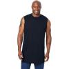 imageKingSize Mens Big ampamp Tall ShrinkLess LongerLength Lightweight Muscle Pocket TeeBlack