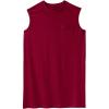 imageKingSize Mens Big ampamp Tall ShrinkLess LongerLength Lightweight Muscle Pocket TeeRich Burgundy