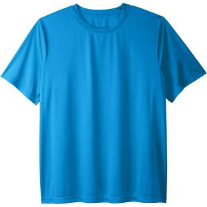 imageKingSize Mens Big ampamp Tall No Sweat Crewneck TeeElectric Blue