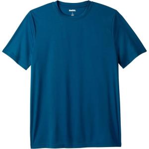 imageKingSize Mens Big ampamp Tall No Sweat Crewneck TeeMidnight Teal