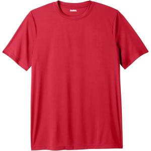 imageKingSize Mens Big ampamp Tall No Sweat Crewneck TeeRed