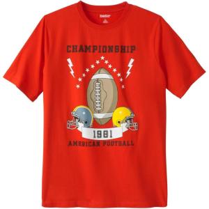 imageKingSize Mens Big ampamp Tall Sports Graphic TeeChampionship Football