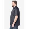 imageKingSize Mens Big ampamp Tall ShortSleeve Pocket Sport ShirtCarbon