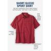 imageKingSize Mens Big ampamp Tall ShortSleeve Pocket Sport ShirtCarbon