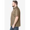 imageKingSize Mens Big ampamp Tall ShortSleeve Pocket Sport ShirtDark Khaki