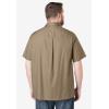 imageKingSize Mens Big ampamp Tall ShortSleeve Pocket Sport ShirtDark Khaki