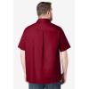 imageKingSize Mens Big ampamp Tall ShortSleeve Pocket Sport ShirtRich Burgundy