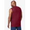 imageKingSize Mens Big ampamp Tall ShrinkLess Lightweight Muscle TShirtRich Burgundy