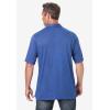 imageKingSize Mens Big ampamp Tall ShrinkLess Lightweight Polo TShirtHeather Navy