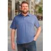 imageKingSize Mens Big ampamp Tall ShrinkLess Lightweight Polo TShirtHeather Slate Blue