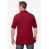 imageKingSize Mens Big ampamp Tall ShrinkLess Lightweight Polo TShirtRich Burgundy