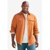 imageKingSize Mens Big ampamp Tall Signature Solid Flannel ShirtChamois