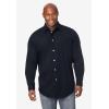 imageKingSize Mens Big ampamp Tall Tall The NoTuck Casual ShirtBlack