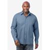 imageKingSize Mens Big ampamp Tall Tall The NoTuck Casual ShirtBlack