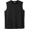 imageKingSize Mens Big ampamp Tall No Sweat Muscle TeeBlack