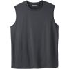 imageKingSize Mens Big ampamp Tall No Sweat Muscle TeeCharcoal