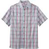 imageKingSize Mens Big ampamp Tall ShortSleeve Plaid Sport ShirtCool Blue Plaid